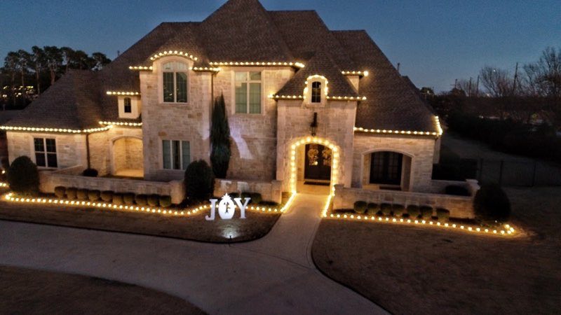 Christmas lights Highland Village