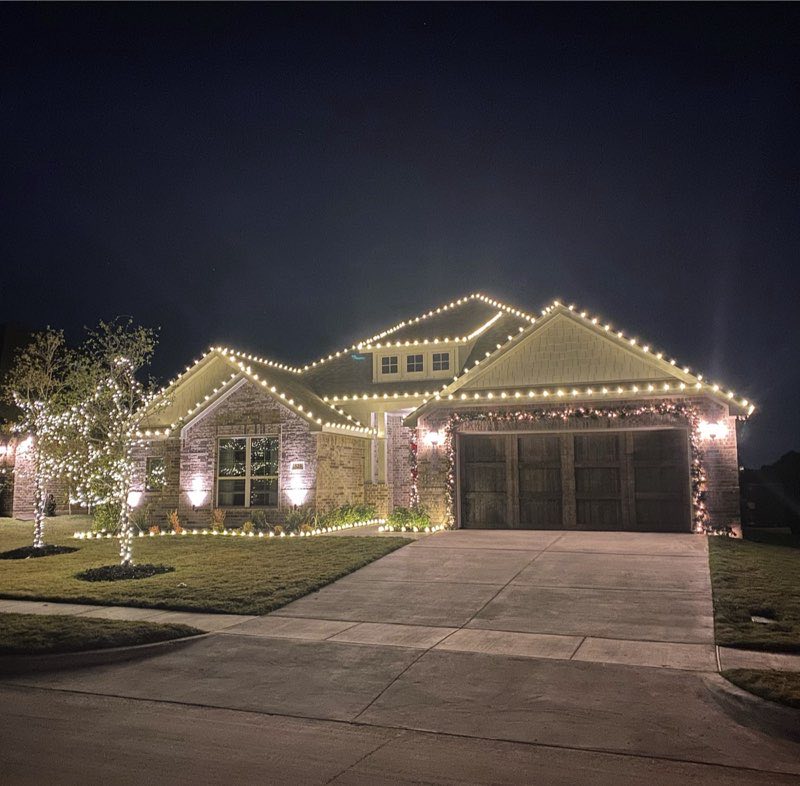 Christmas lights Highland Village
