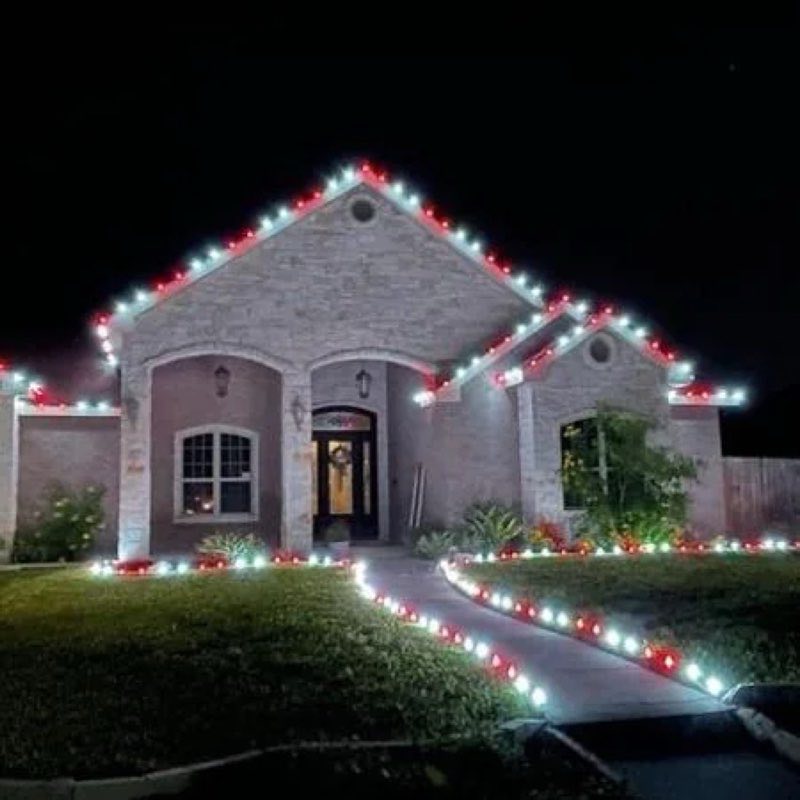 Christmas lights Highland Village