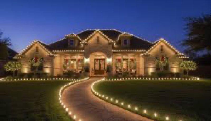 Christmas lights Highland Village