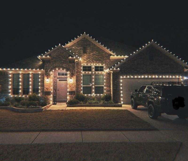 Christmas lights Highland Village