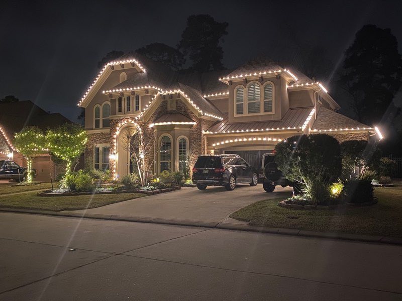 Christmas lights Highland Village