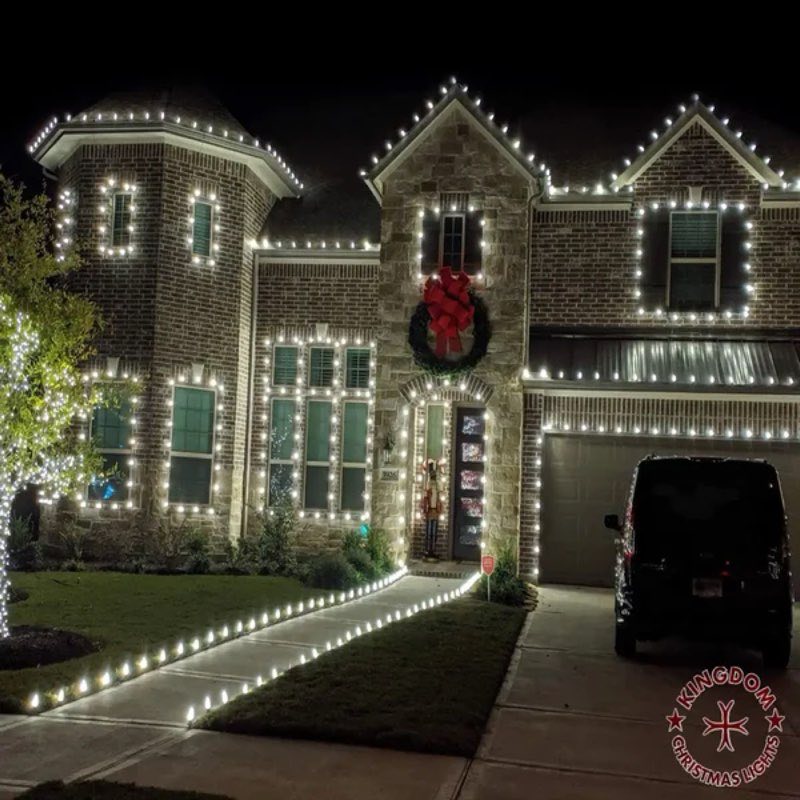 Christmas lights Highland Village