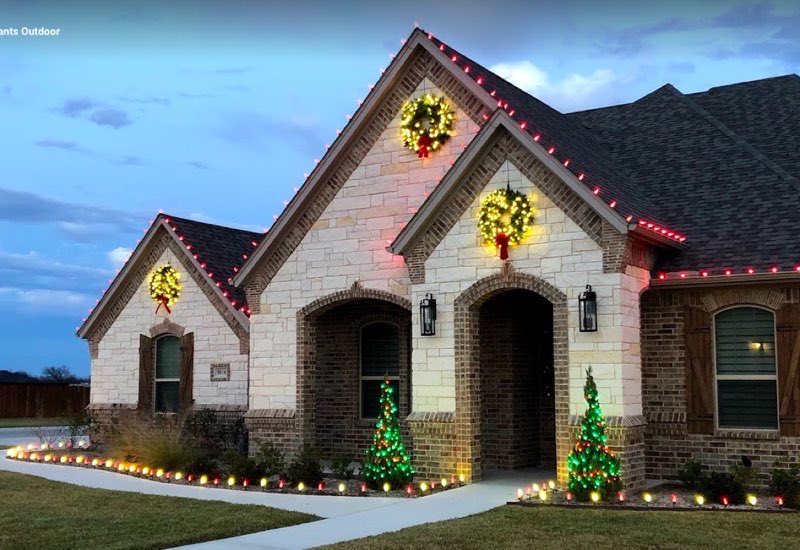 Christmas lights Highland Village